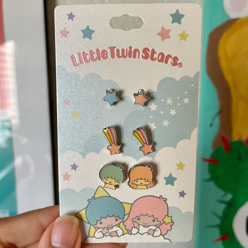 Little Twin Stars Sanrio Earrings Studs